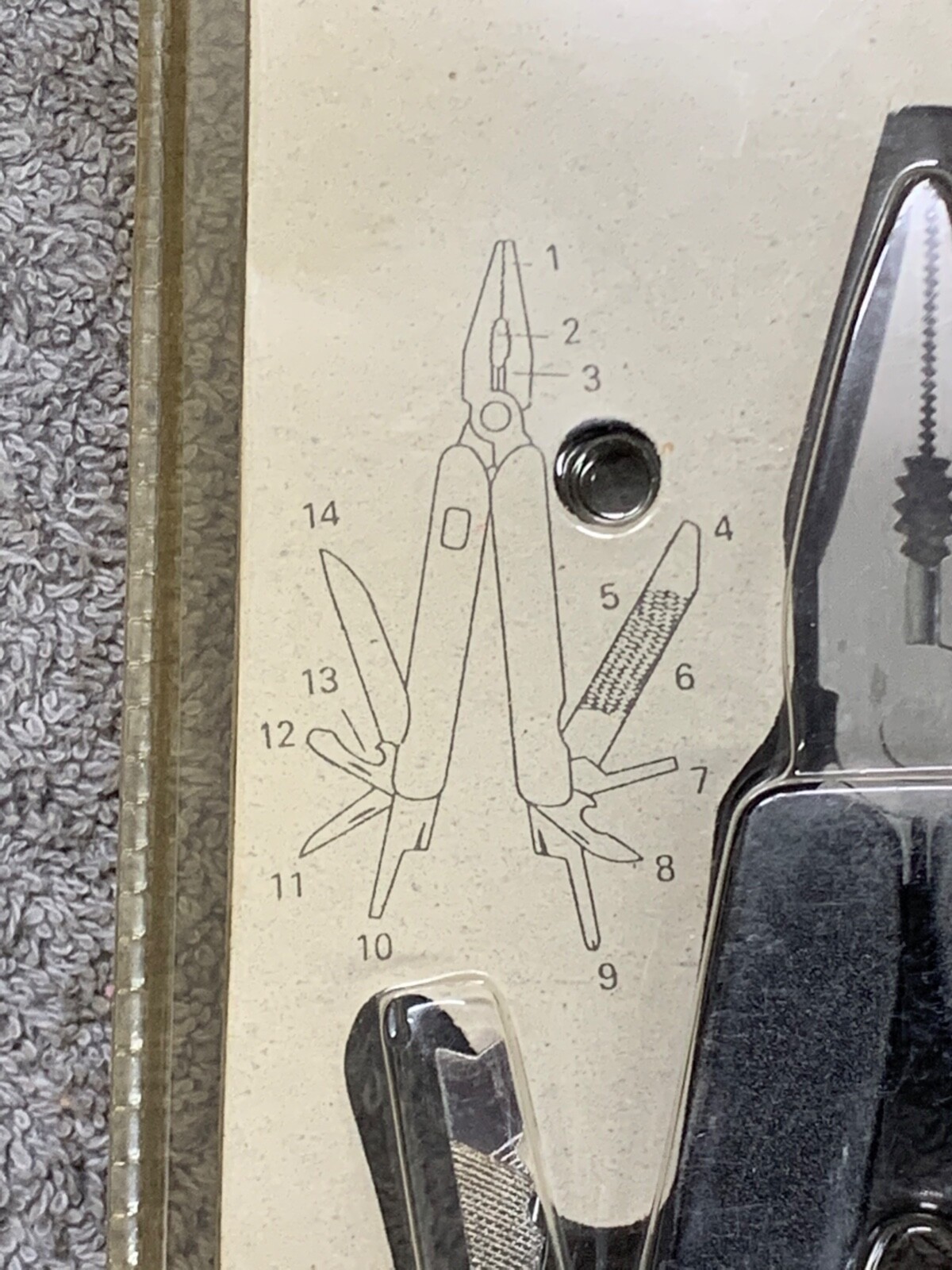 14 in 1 Multi Tool Kit Pliers Pocket Knife Folding Screwdriver Multi-functional