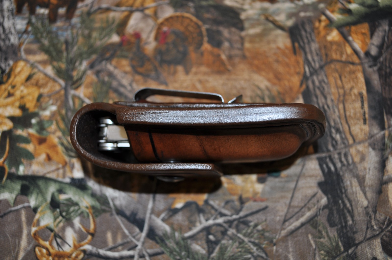 Custom Handmade Sheath with Clip for Leatherman Wave-L. Handed (Sheath Only)