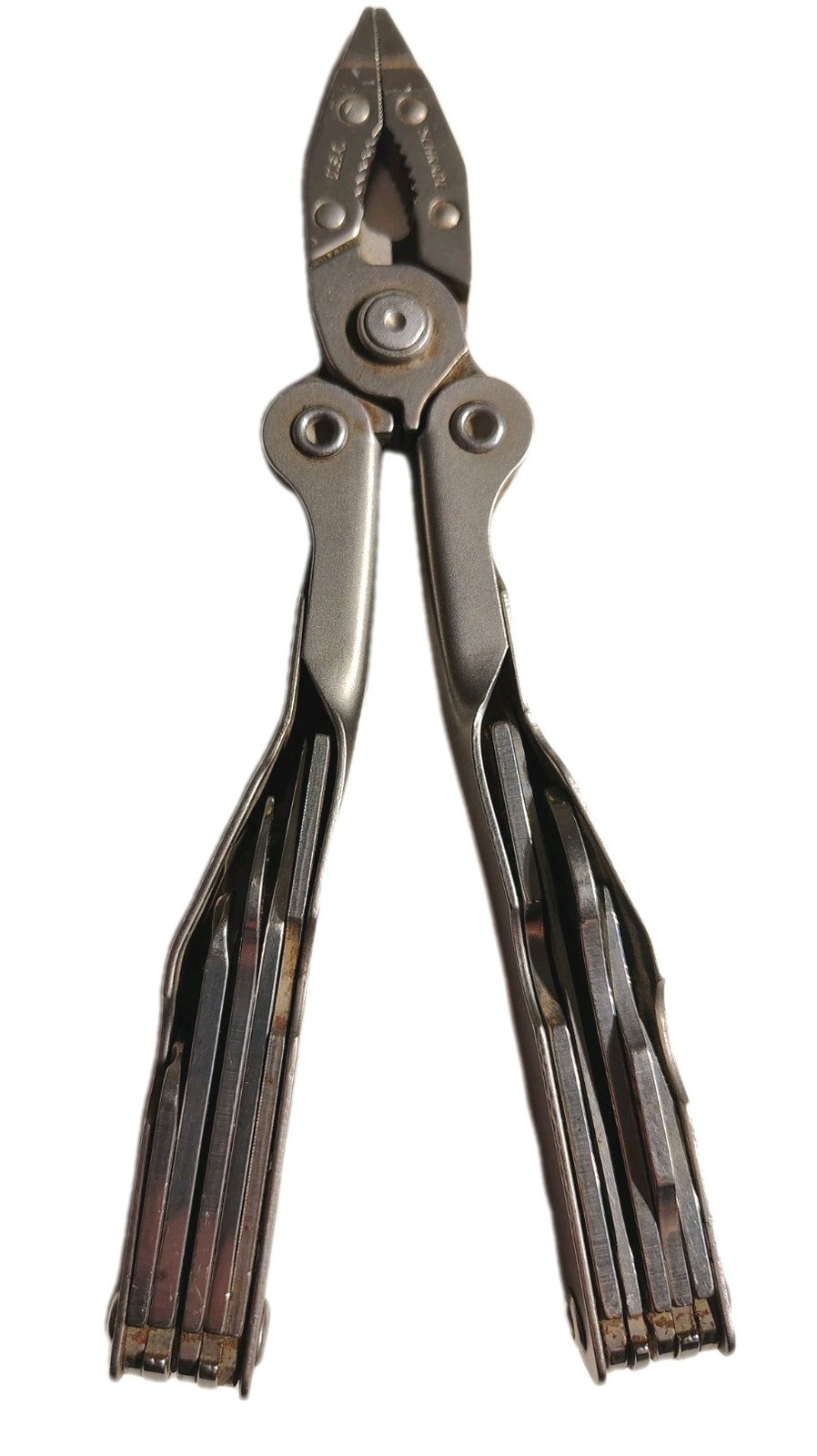 Vintage 90s Schrade USA Tough Tool Folding Multi-Tool Pliers (See Description)