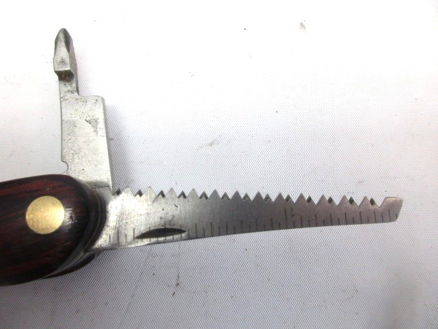 HUSKY 25 Years 25th Anniversary Limited Edition Multi-Tool Brass Wood vintage