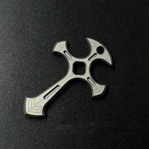 Metal CNC Cross Necklace Pendant Bead Outdoor Tools Keychain