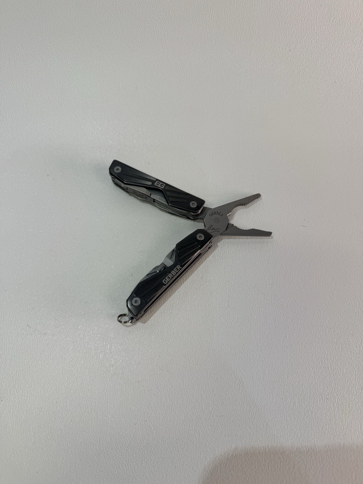 Gerber BG Compact Gray Mini Multi-Plier Knife Multi Tool Keychain