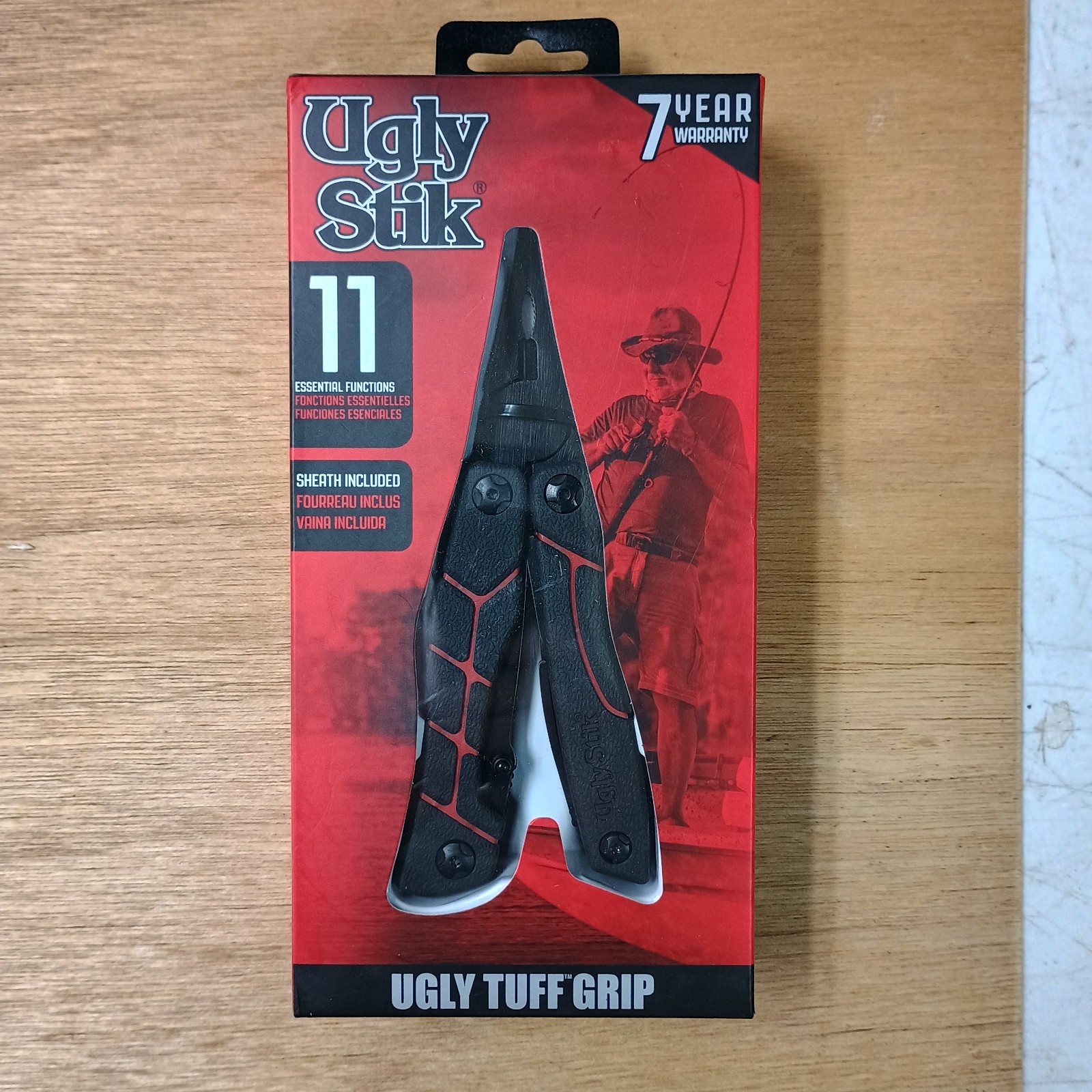 Ugly Stik Ugly Tuff Grip Multi-tool Knife for Fishing – Fishing Tool for Anglers
