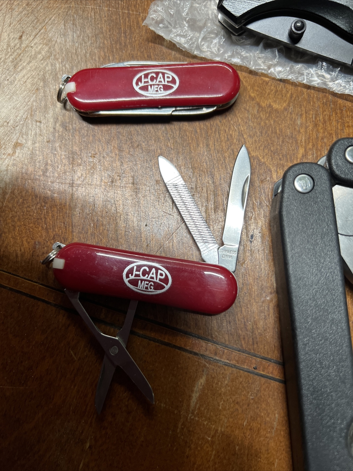Advertising Knife / Multi Tool Lot with logos- Includes Barlow SuperPliers
