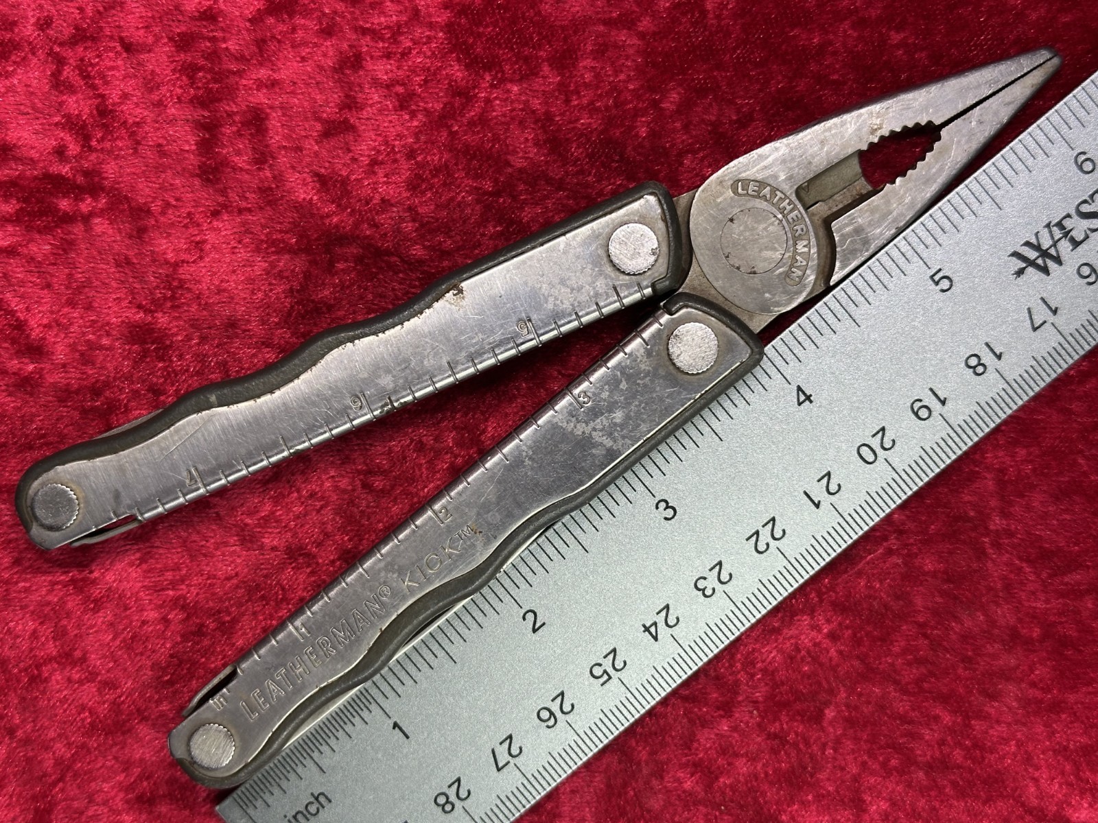 Leatherman Kick Stainless Steel 8 Tool Multi-Tool Retired Random Pick Used (360)