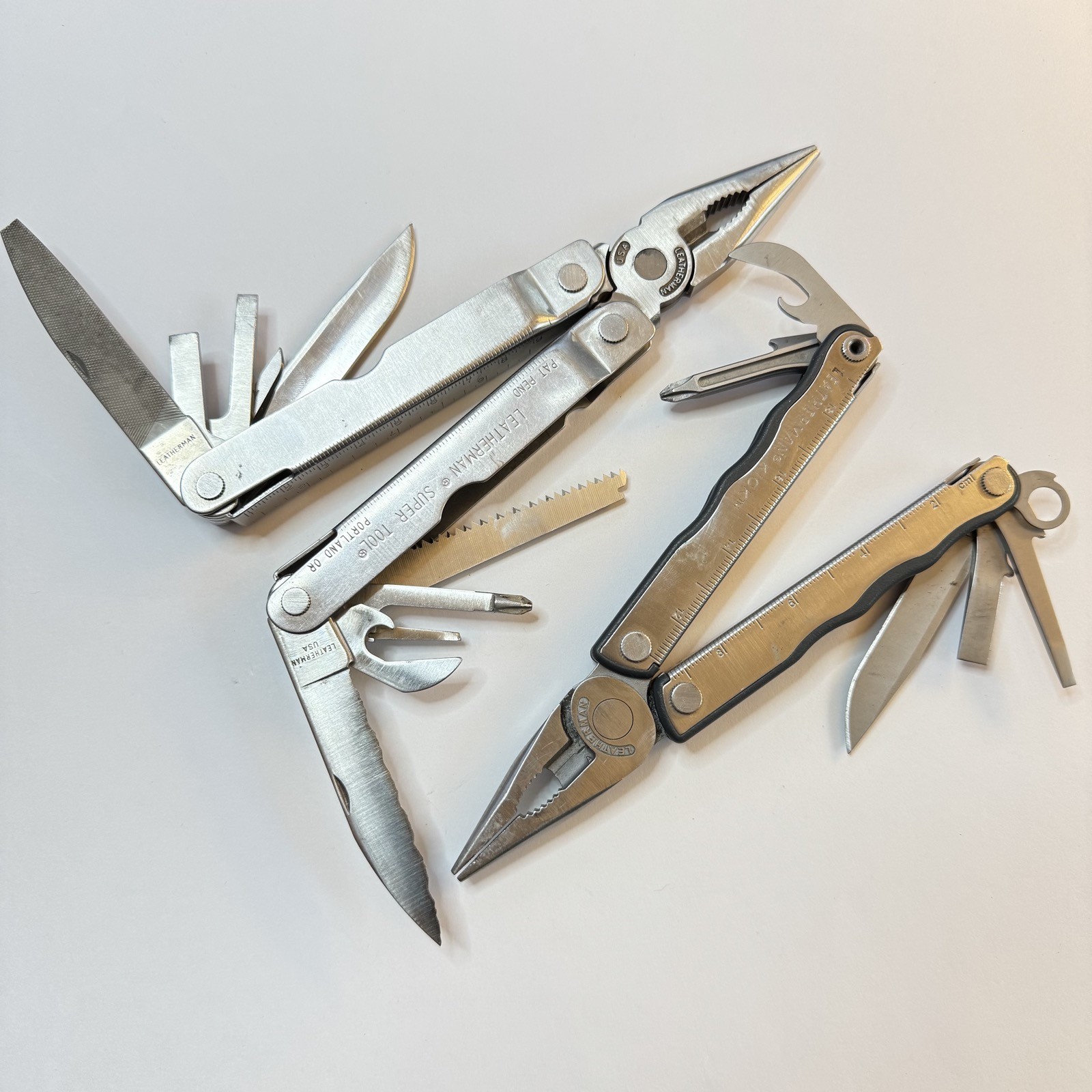Leatherman Super Tool +Kick Plier Multi Tool Pocket Knife EDC Camping Gear #848
