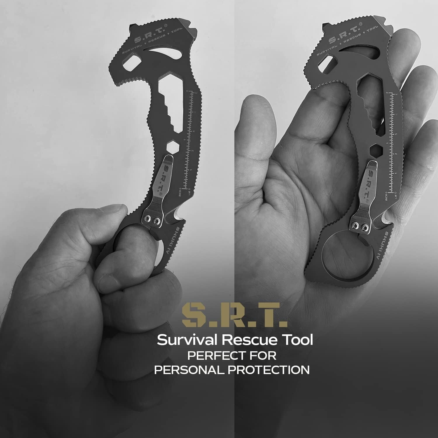 Survival Rescue Tool – 14 Function Premium Rescue Multitool for Everyday Carr…