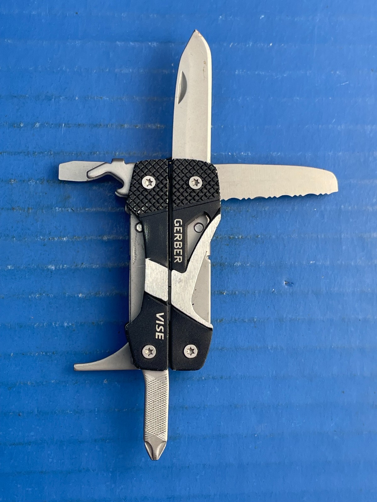 Gerber Vise Black Aluminum Handle Mini Multi-Plier 7 Tool