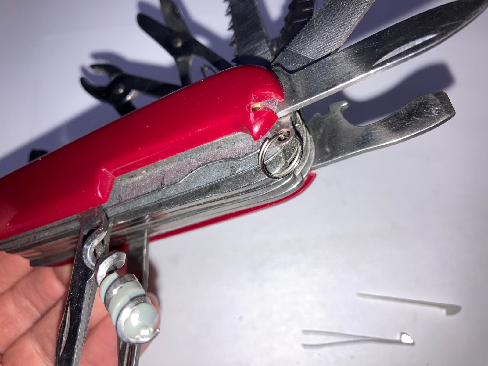Large RED (17-n-1) 30-Function Camping Knife (New, Dealer Old Stock 1998)