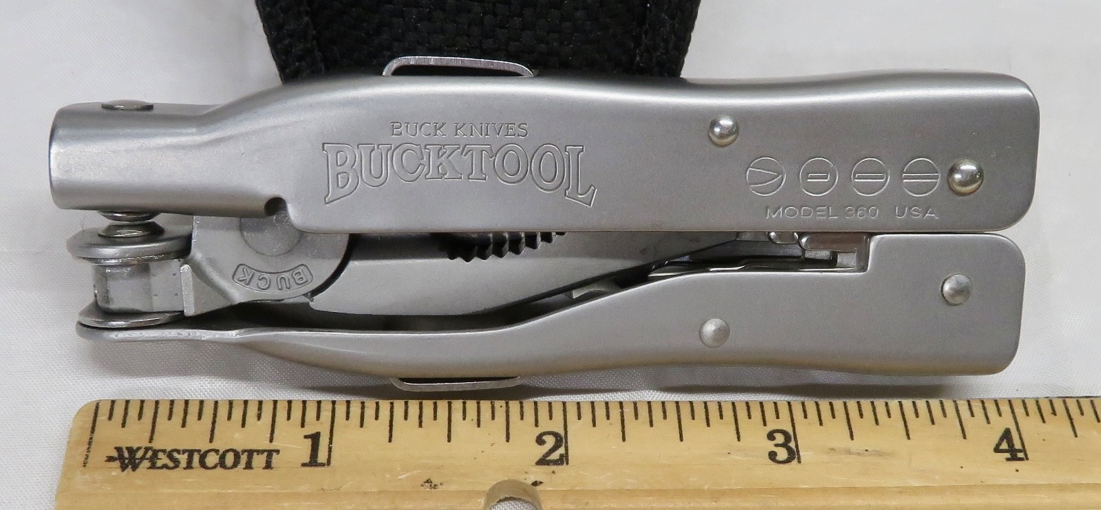 Buck Knives Bucktool Model 360 Stainless Steel Multi-Tool Plier w/ Sheath