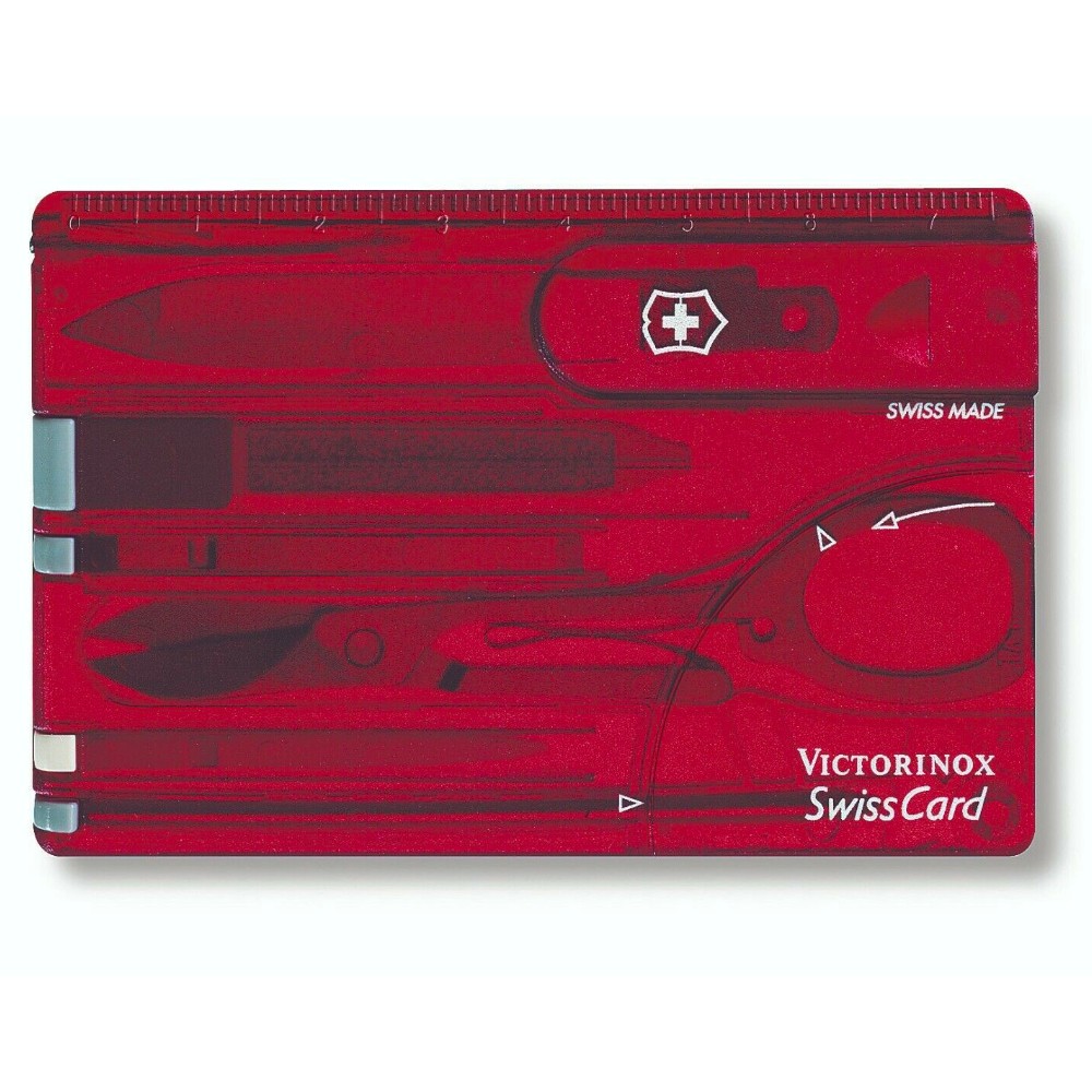 VICTORINOX SWISS ARMY SWISSCARD – CYBER RUBY RED