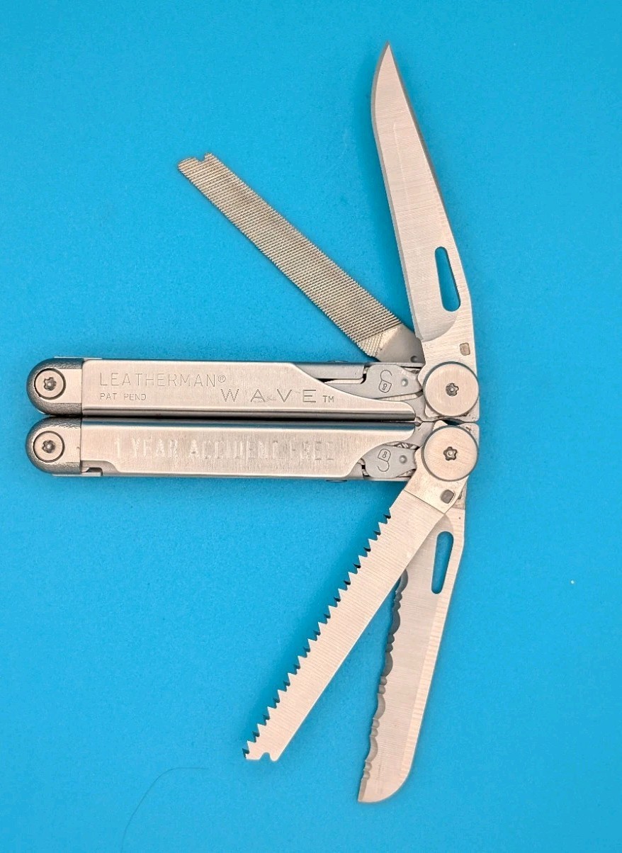 Vintage Leatherman Wave Original Multi Tool! , Dated 0402 (APR, 2002)