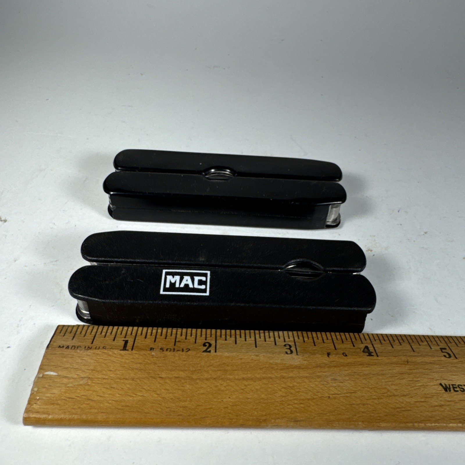 Lot of 2-4” Multi-Tool Set Pocket Knives One Is Mac Tool