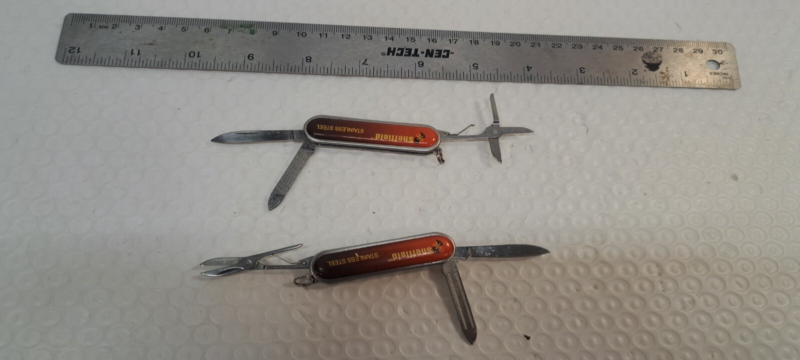 LOT of 2 Sheffield small keychain Multi Tools