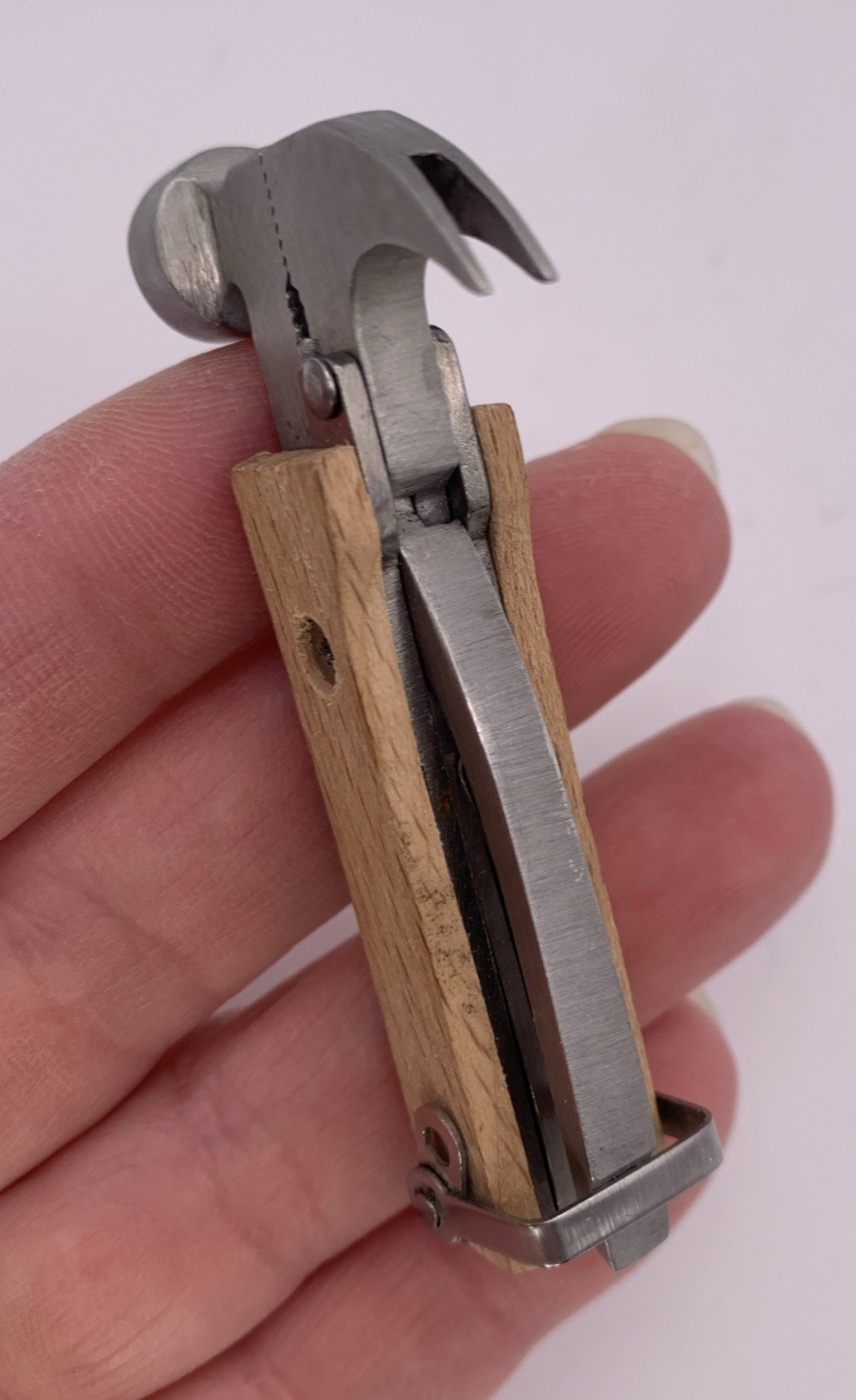 Mini Hammer Multi Tool 3”. Plier, Wire Cutter,Knife, Bottle Opener, Screw Driver