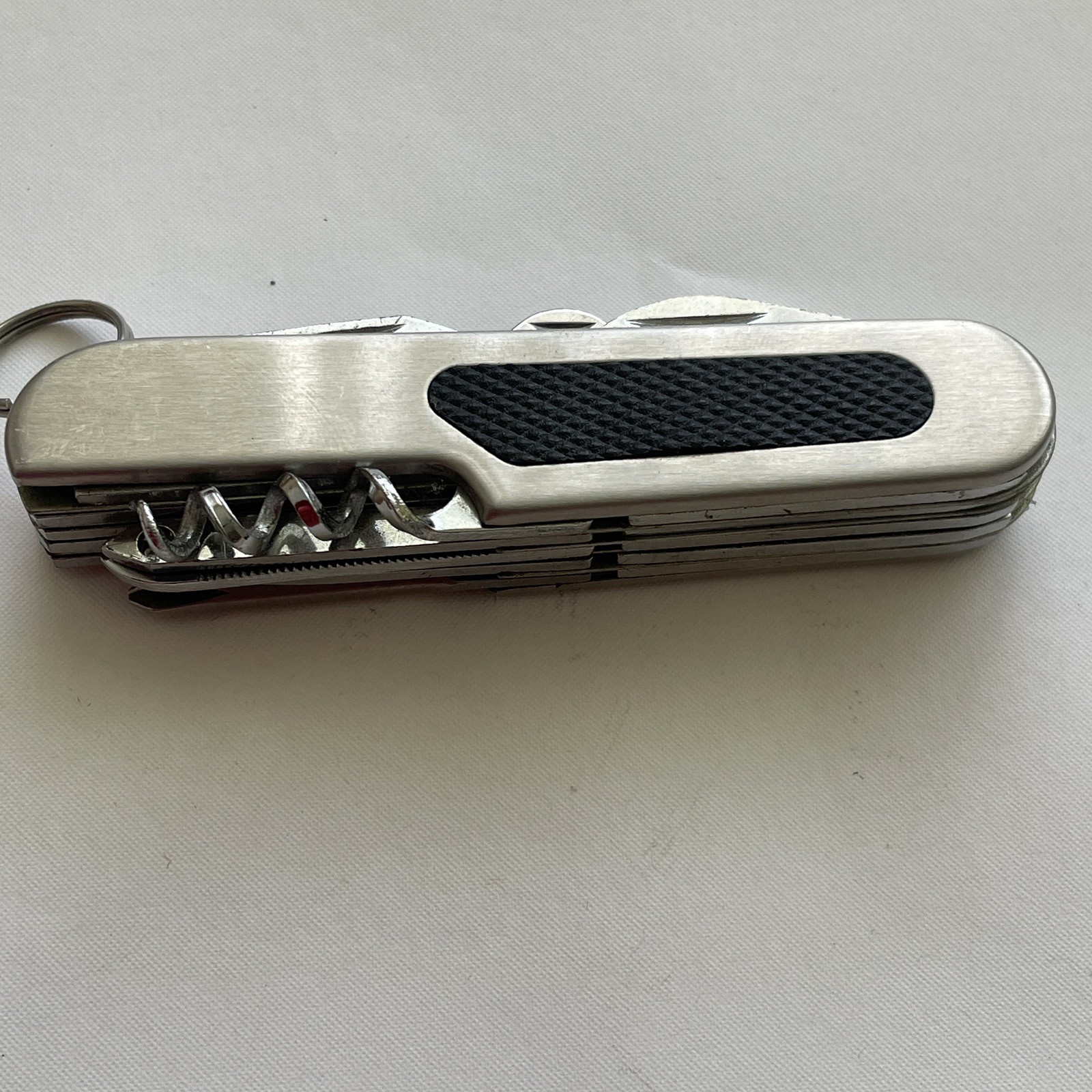 Multi Tool Pocket Knife Vintage Folding Scissors Screw Opener Saws 10 Tools