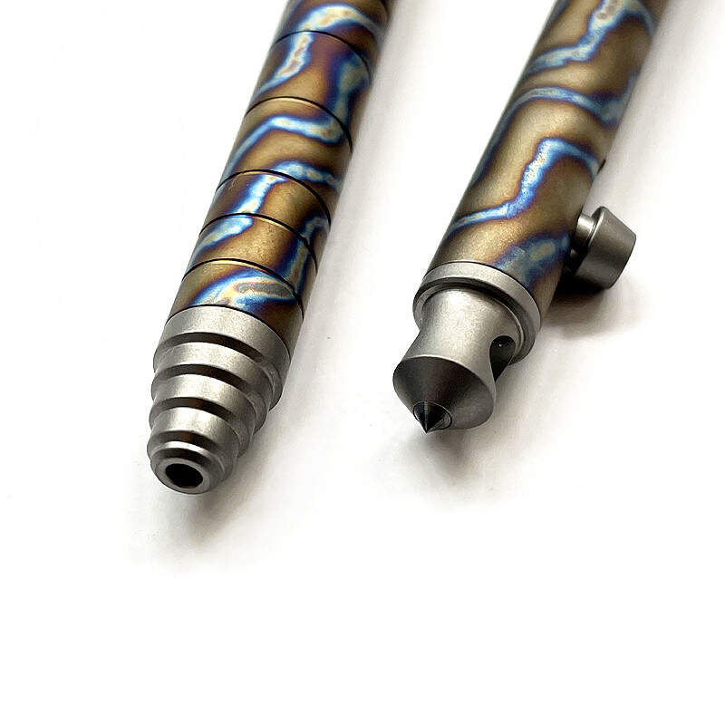 Titanium Alloy Press Tactical Pen Portable Signature Pen Office Stationery