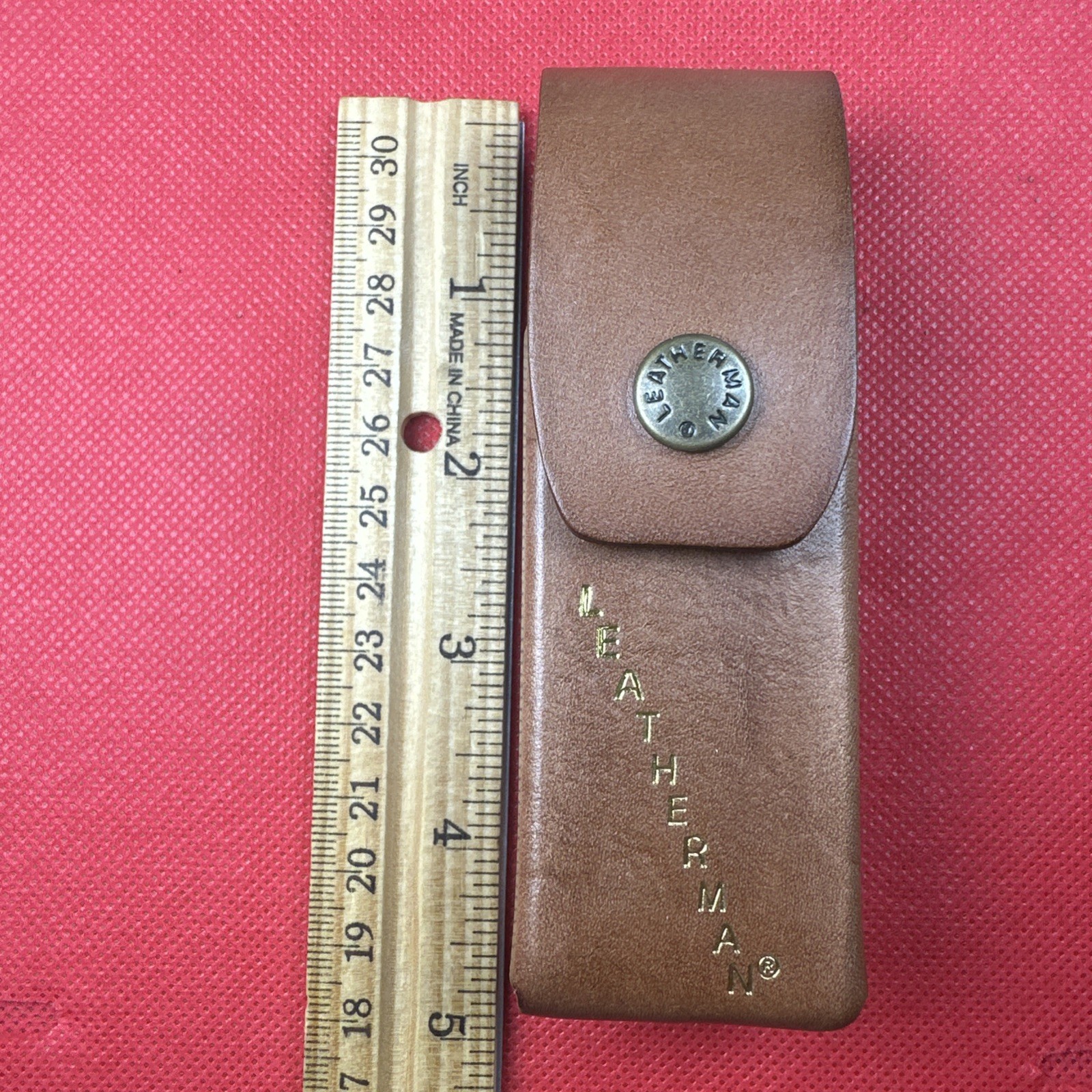 Rare Leatherman Garage-Specific Snap Sheath, Brown, New in package