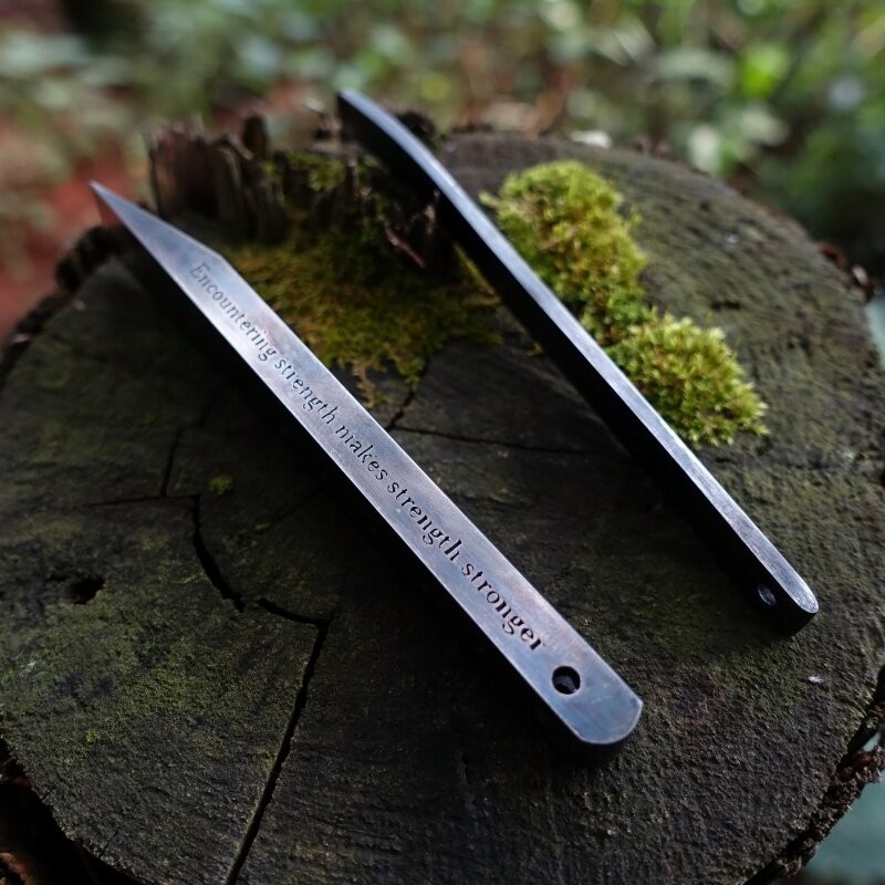 Z-Wear Powder Steel Pry Bar High Hardness Toughness EDC Tool – Customize