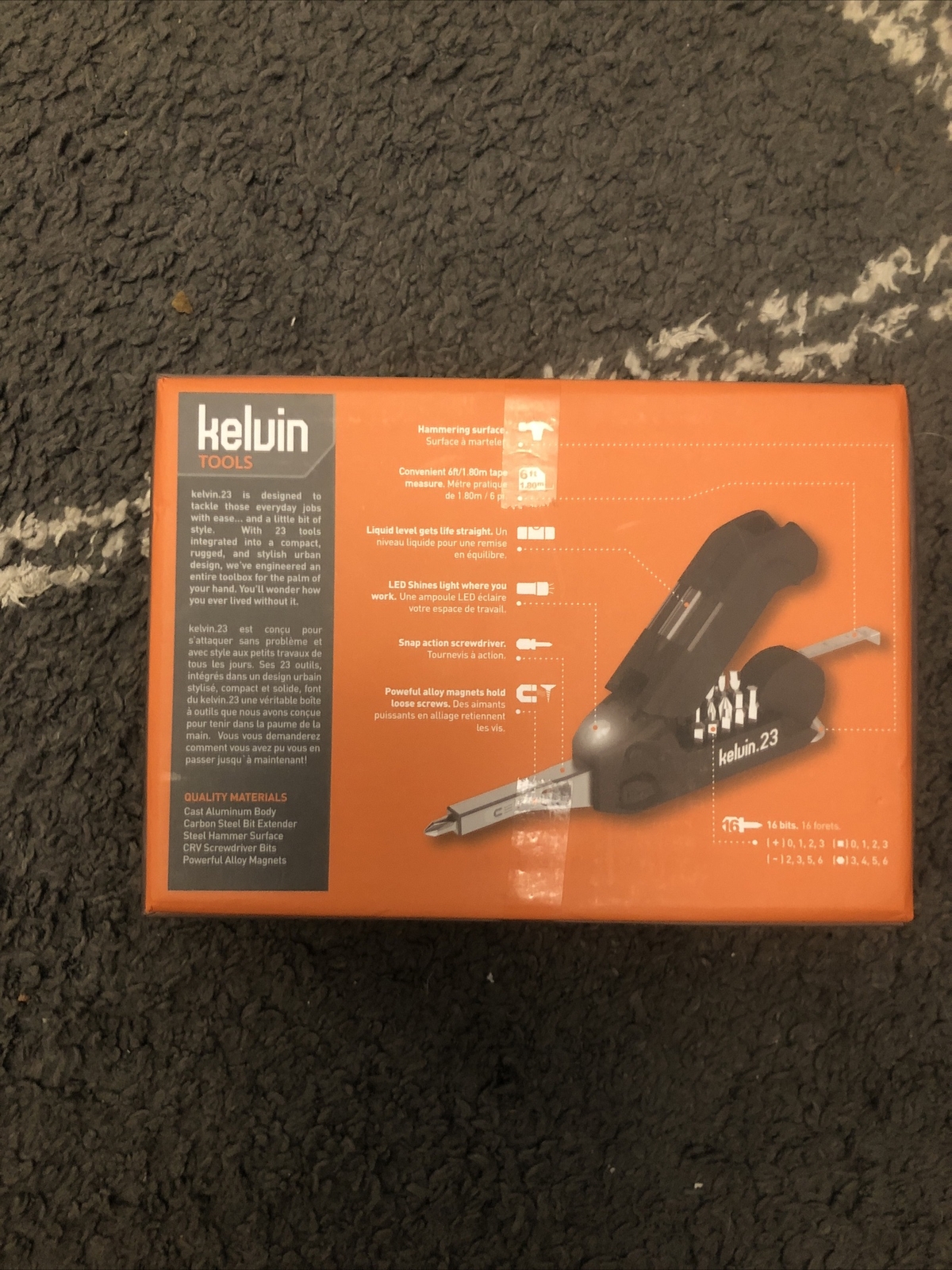Kelvin Tools 23 Urban Ultra Multi-Tool Cast Aluminum / ABS / Rubber Construction