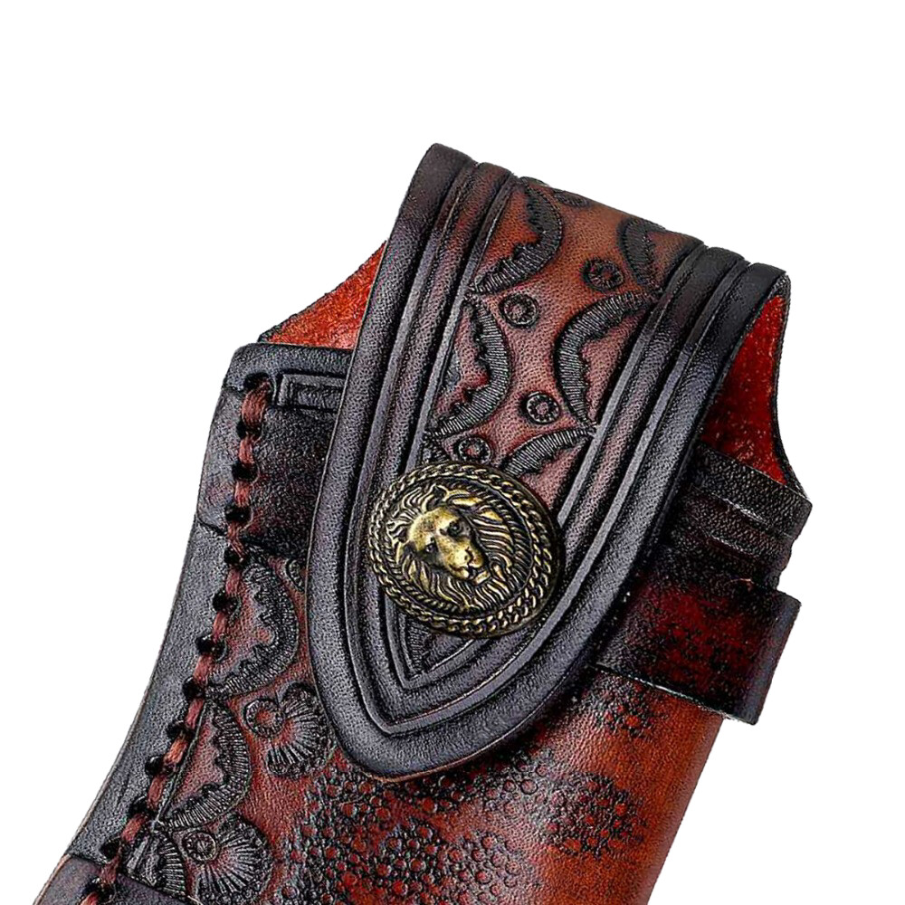 Handmade Knife Sheath Multi tool Sheath fits Leatherman Rebar