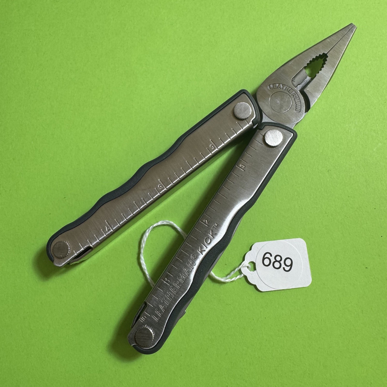 Leatherman Kick Plier Multi-Tool Multifunction Pocket Knife Stainless EDC #689