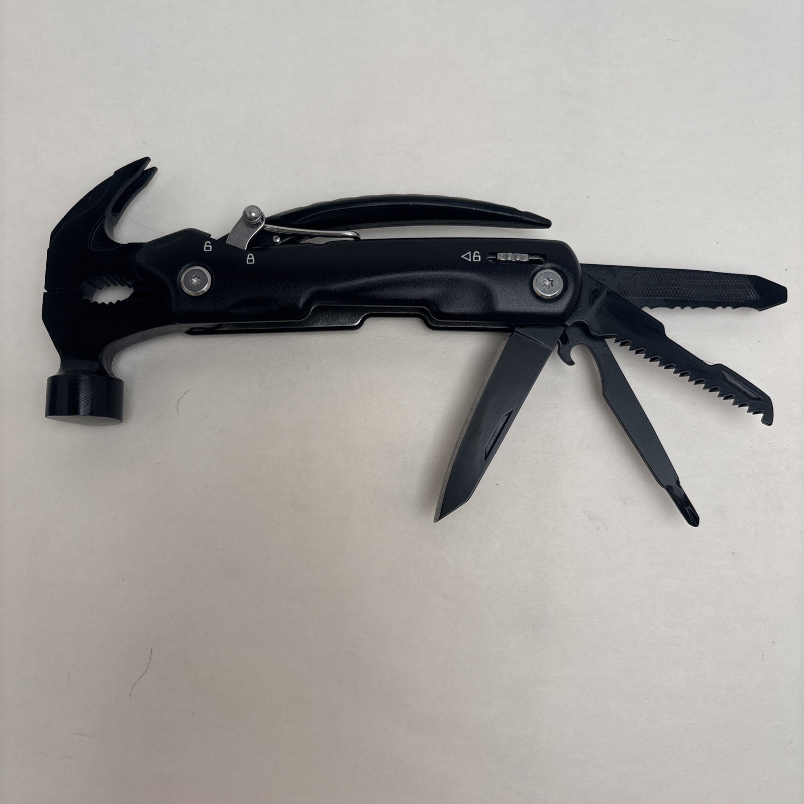Multi-Tool Mini Hammer Outdoor Camping Gear Survival Tool Tactical w/ Sheath