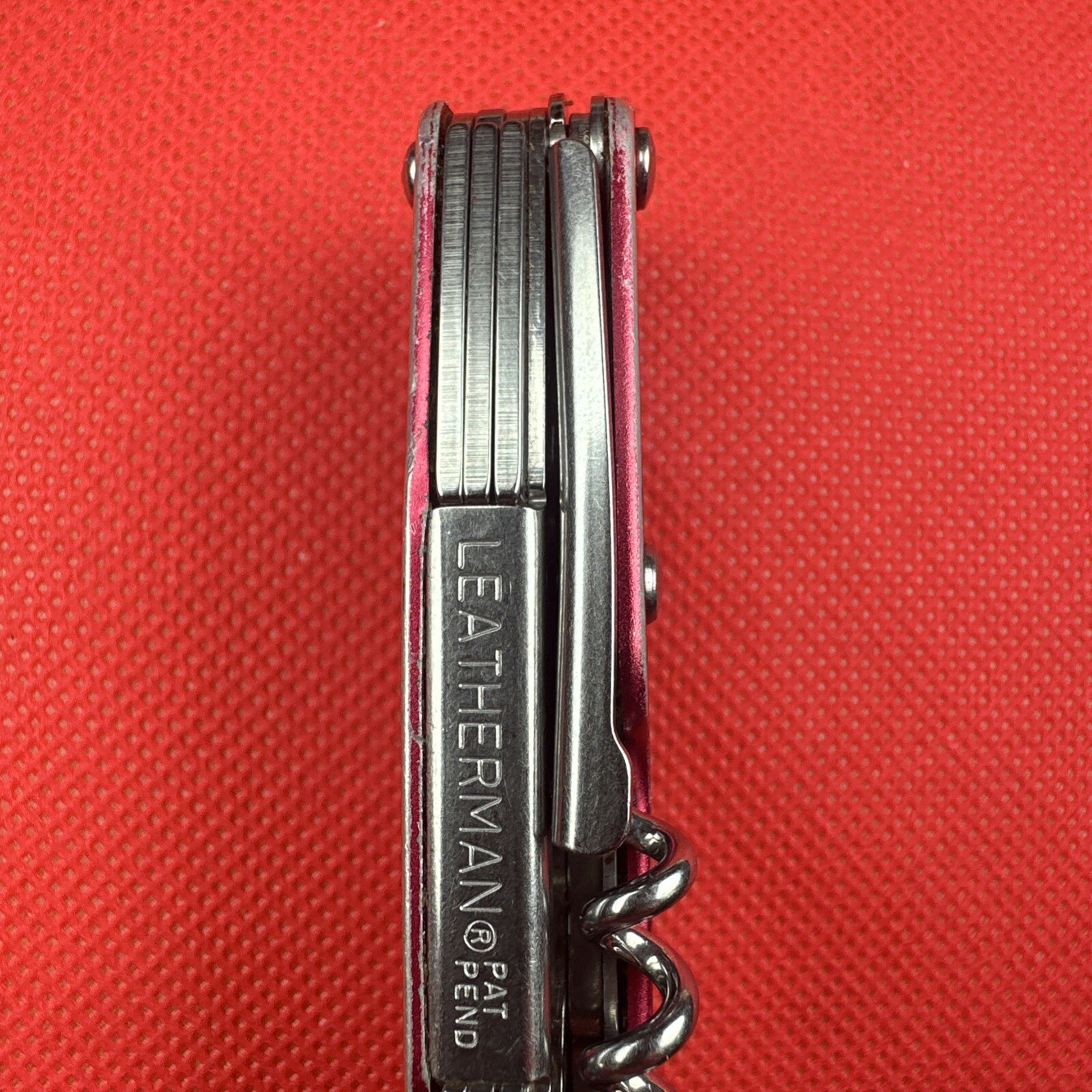 Retired Pat. Pending Gen 1 Red Leatherman Juice C2 Multitool. Great EDC!