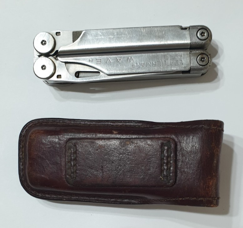 🔥🔥 Leatherman 1998 Wave OG Original Gen1 Leather Sheath Multi Tool Pat Pend