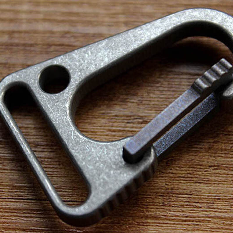 Titanium Tc4 CNC Multi EDC Key Chain Outdoor Mountaineering Tool Key Ring Gifts