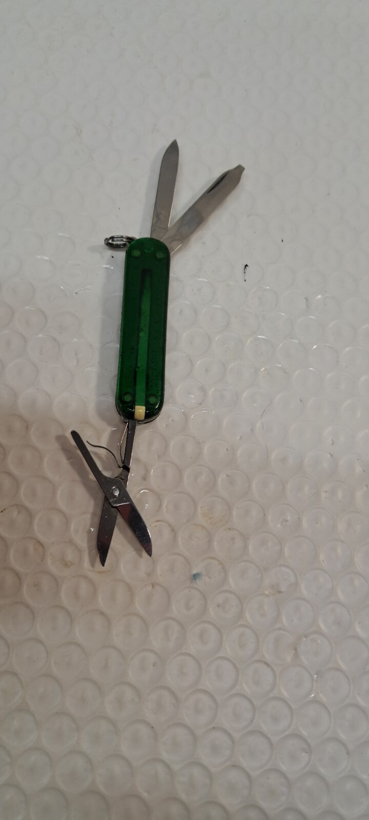 VICTORINOX CLASSIC SD 58MM SWISS ARMY KNIFE POCKET KEYCHAIN TRANSLUCENT GREEN