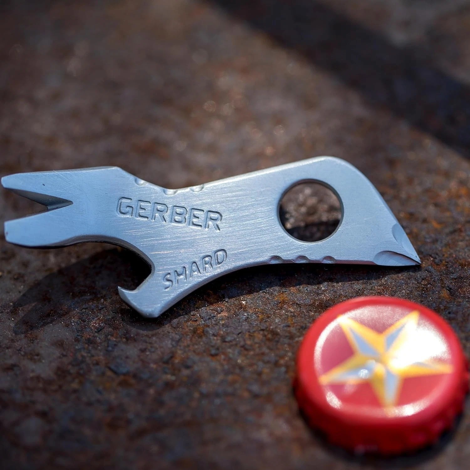 Gerber Gear Shard 7-in-1 Keychain Multitool – Screwdriver, Bottle Opener, EDC