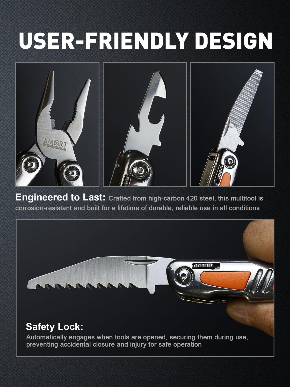 14-in-1 Multitool Pliers with Gift Box & Sheath | Premium Self-Locking Foldab…