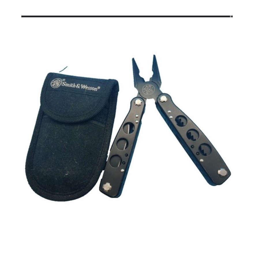 Smith & Wesson SWMT1CP Black 13-in-1 Multi-Tool Pliers w/ Sheath