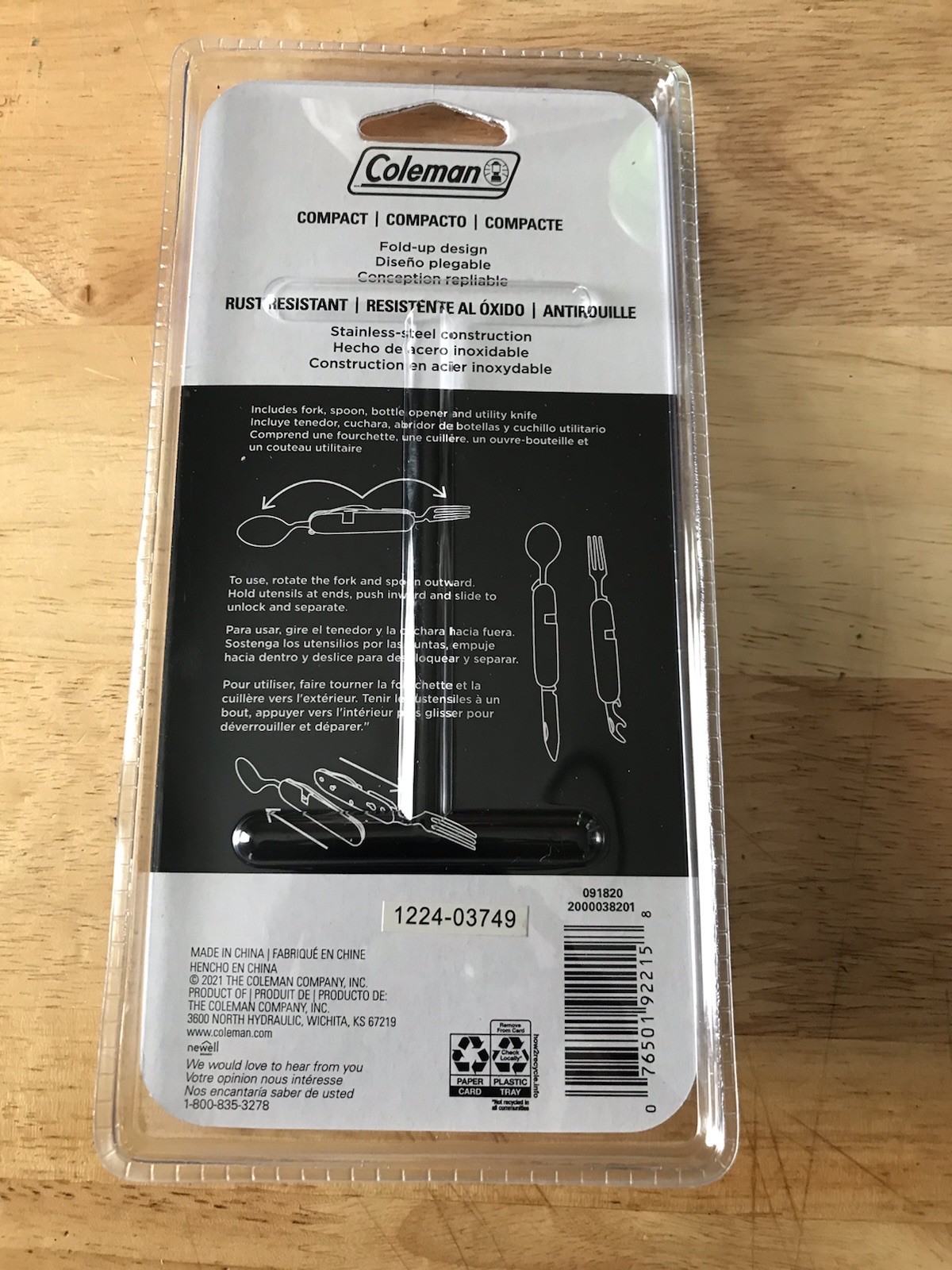 Coleman Campers Utensil Set