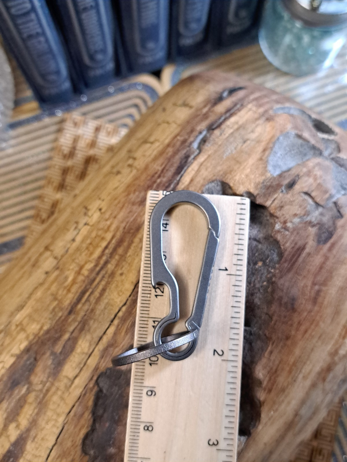 EDC Titanium Carabiner Keychain