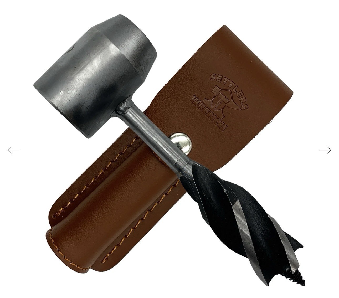 Lord & Field Bushcraft Settlers Tool – Scotch Eye Hand Auger Wrench for Survival