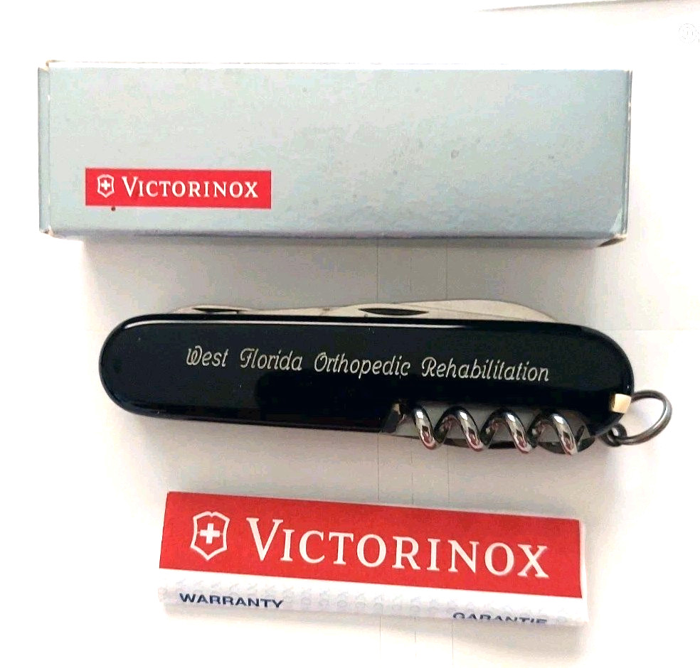 Swiss Army Knife BLACK Climber Victorinox 1.3703, 91mm, 14 Functions New In Box
