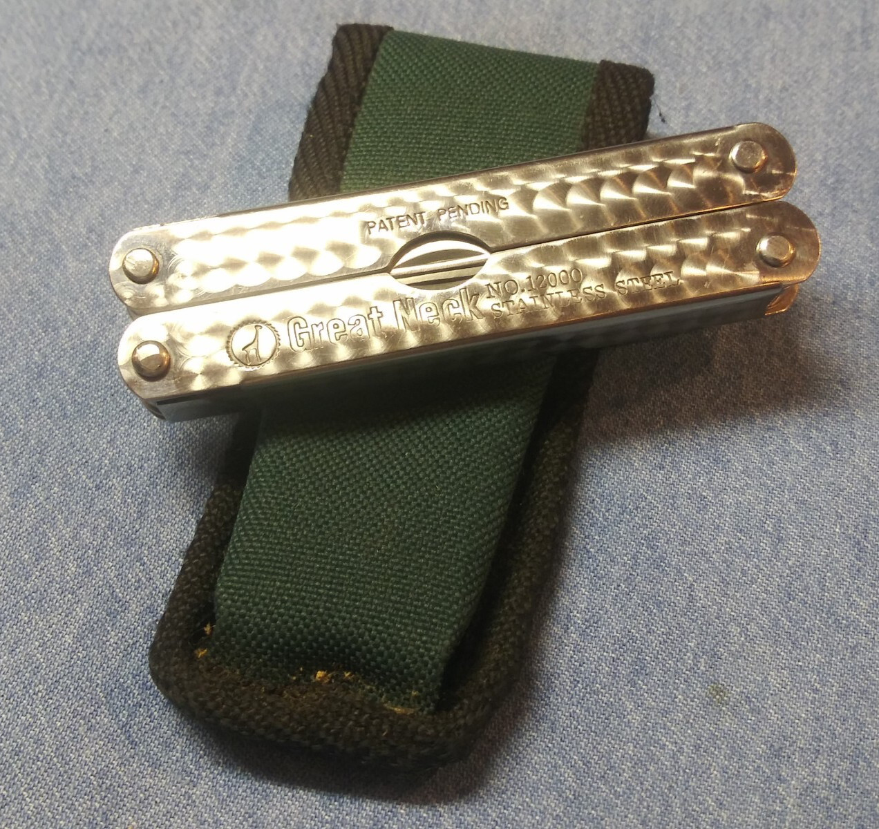 Vintage Great Neck No. 12000 Stainless Steel Utility Multi-Tool Pocket Knife