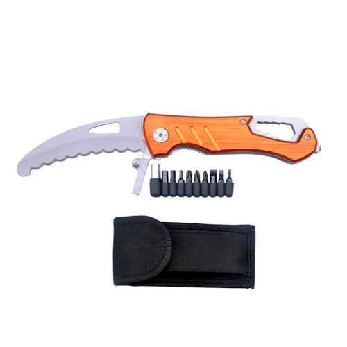 Bartech Pro Multi Function Tool Knife w/ Screwdriver and Bits