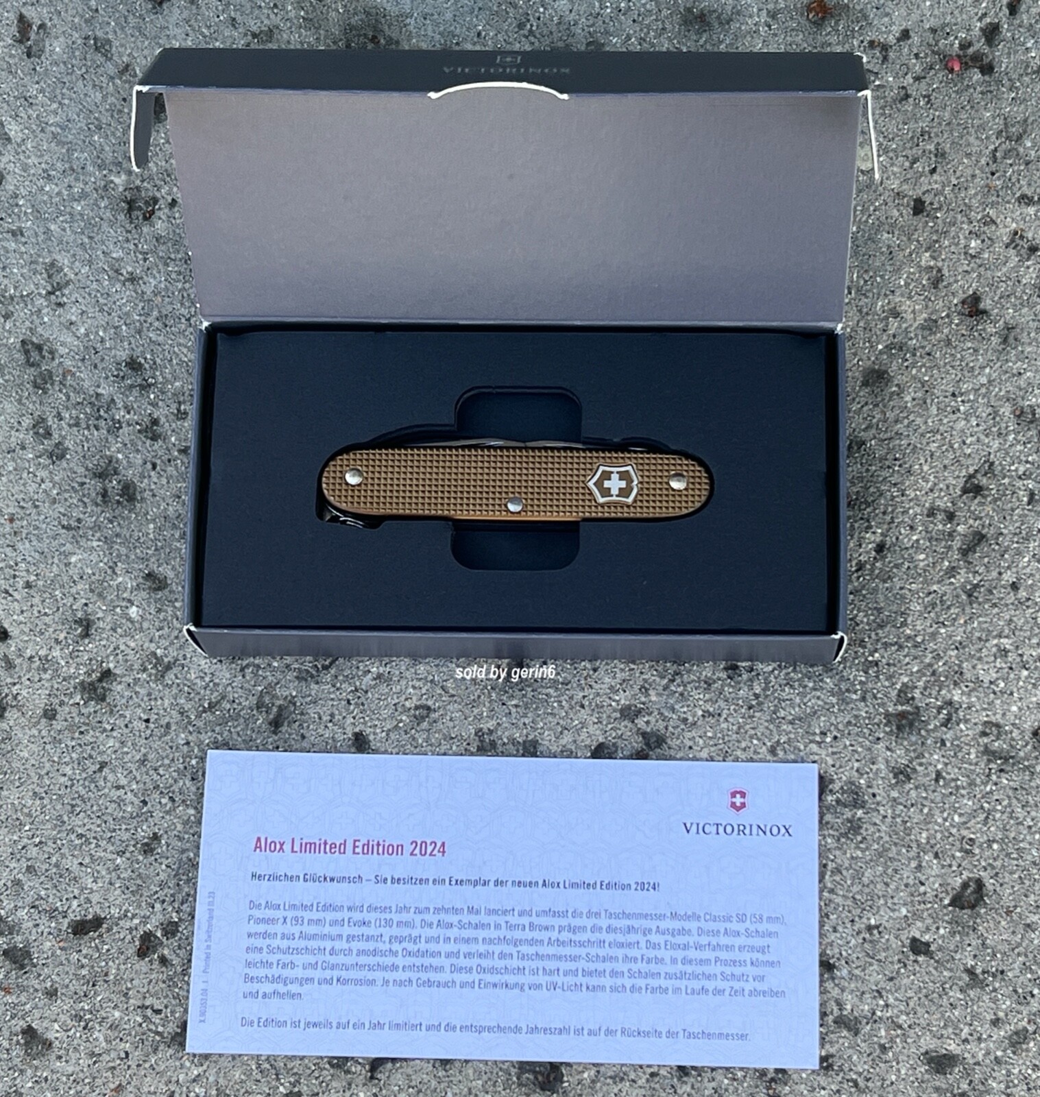 Swiss Army Knife, L.E. Pioneer X Terra Brown, Victorinox 0.8231.L24, New In Box