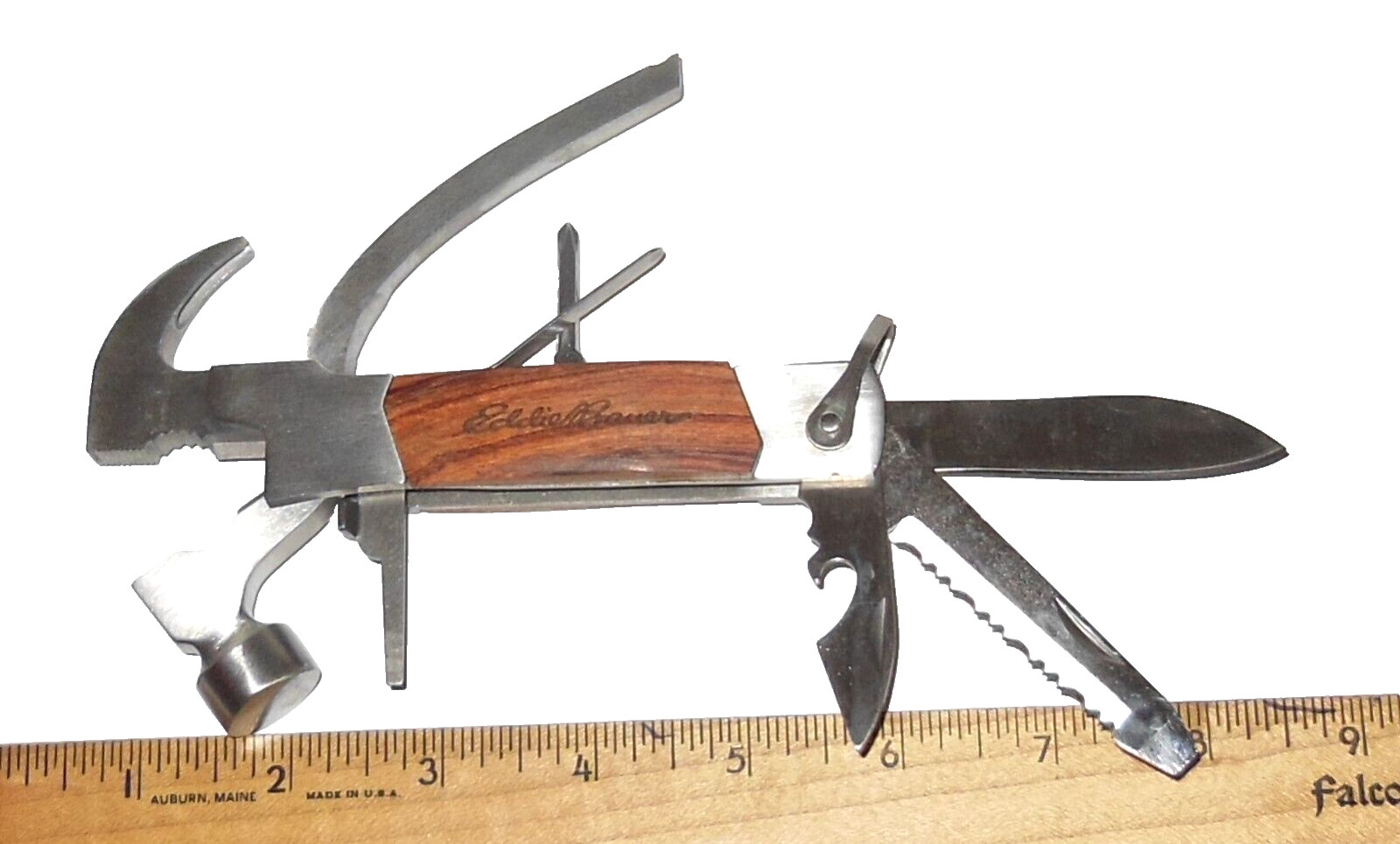 EDDIE BAUER FOLDING MULTI-TOOL SET – TEN (10) TOOLS INCLUDED – UNUSED COND