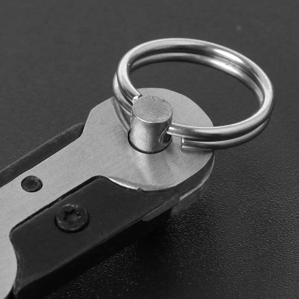 3pcs Gear Mini Scissor Spring Load Detachable Keychain Multi Tool Survival EDC