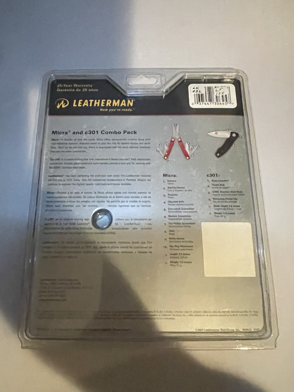 LM36 Leatherman Micra + C301 Multi-Tools Target Exclusive NIP