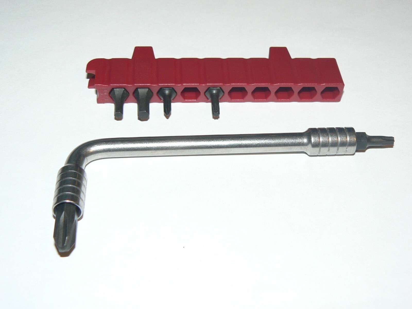 Swiss Army BitCase Wrench & 6 Bits for SwissTool, Victorinox 3.0303, New