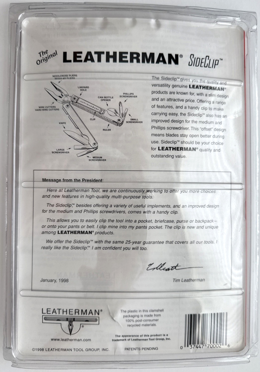 Leatherman SideClip Multi-tool USA