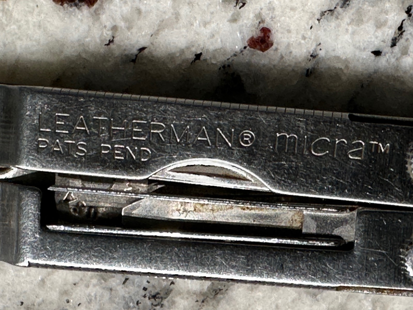 LEATHERMAN MICRA Vintage Made in USA Multi-Tool, Knife, Scissors, Stainless USED