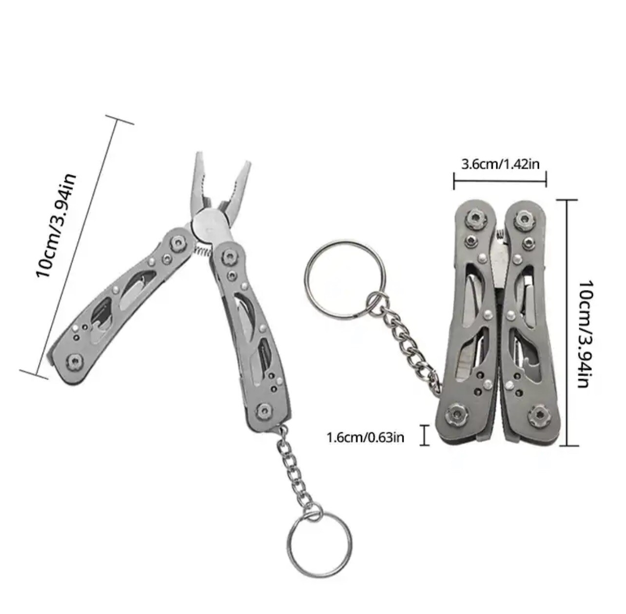 Multi Tool Pliers Portable Outdoor Survival Compact Folding Pocket Knife