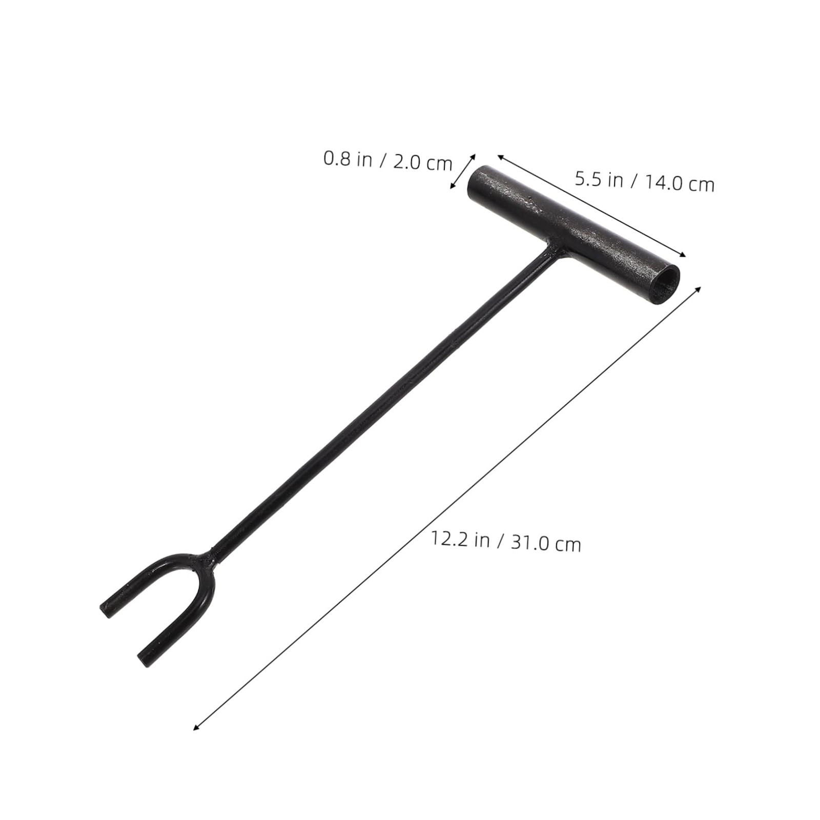 HEALSOPTHY Water Shut off Tool Long Reach T-handle 31.00X14.00X2.00CM, Black