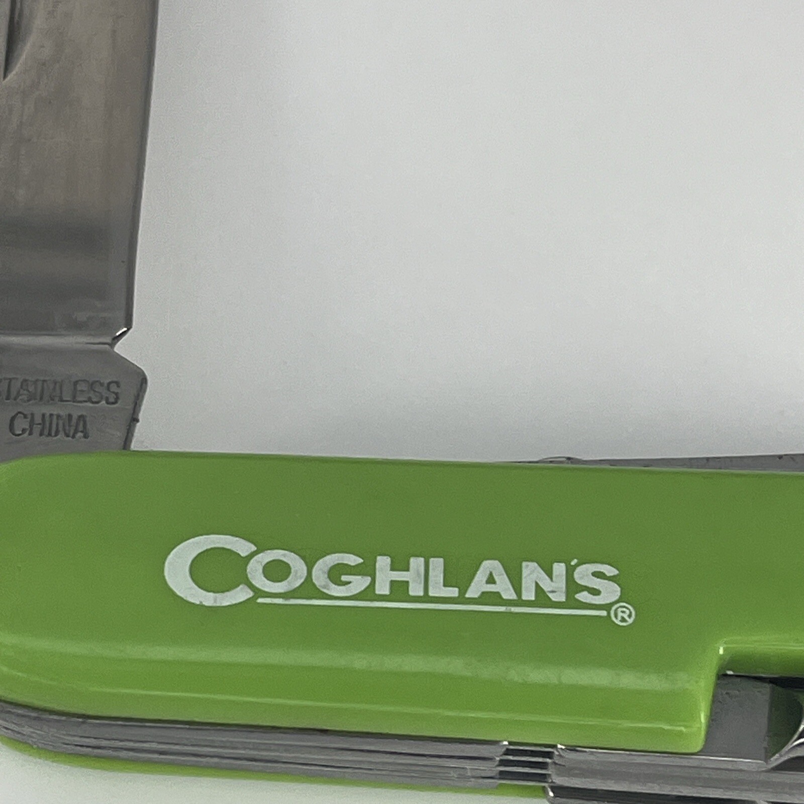 Lot of 2 Coghlan’s Camper’s Pocket Multi Tool / Knife – Red & Green – SAVE BIG!